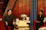 劉墉先生在北京電視接受主持人宮昊的訪問