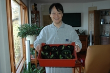 劉墉先生和他的蘭花BABY。